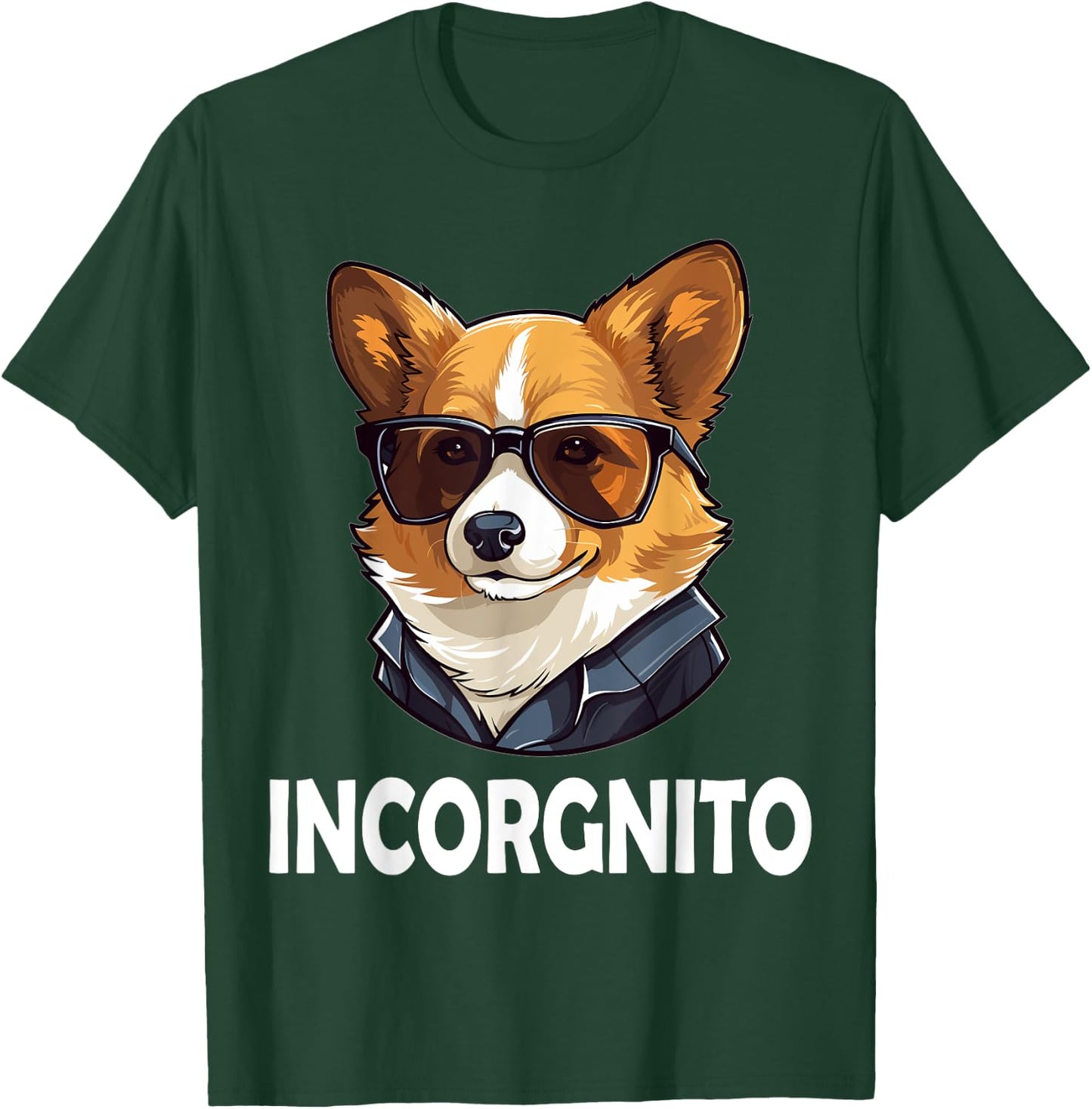 Funny Welsh Corgi with Sunglasses Dog Breed - Incorgnito Women Kids T-Shirt - T-Shirt | Forest