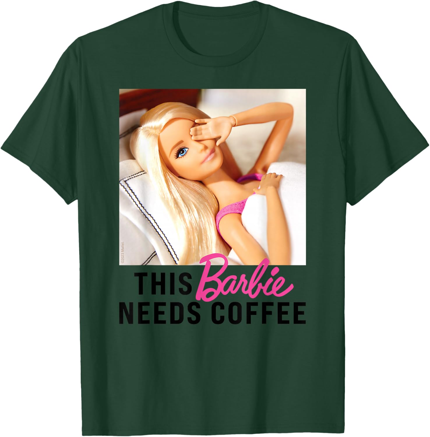 Barbie - This Barbie Needs Coffee T-Shirt - T-Shirt | Forest