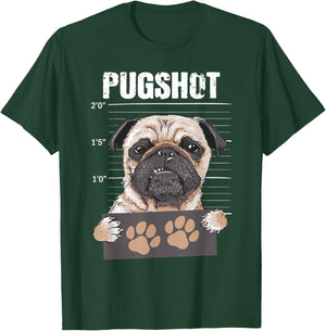 Pugshot - Puppy Lover Pug Owner Dog Owner Pet Breeder Women Kids T-Shirt - T-Shirt | Forest