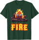 Fire Halloween Costume Fire and Ice Matching Couples T-Shirt - T-Shirt | Forest