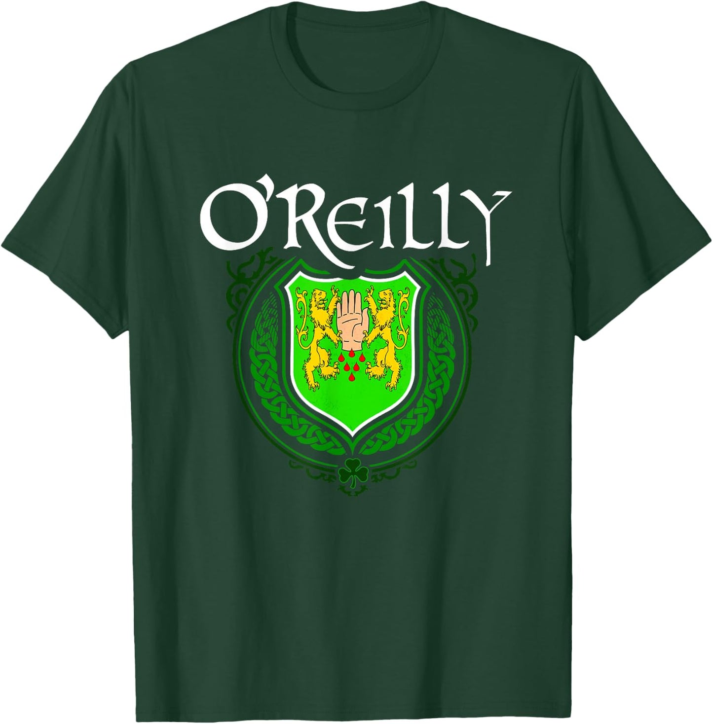 O'Reilly Surname Irish Clan Tartan Badge Ireland T-Shirt - T-Shirt | Forest