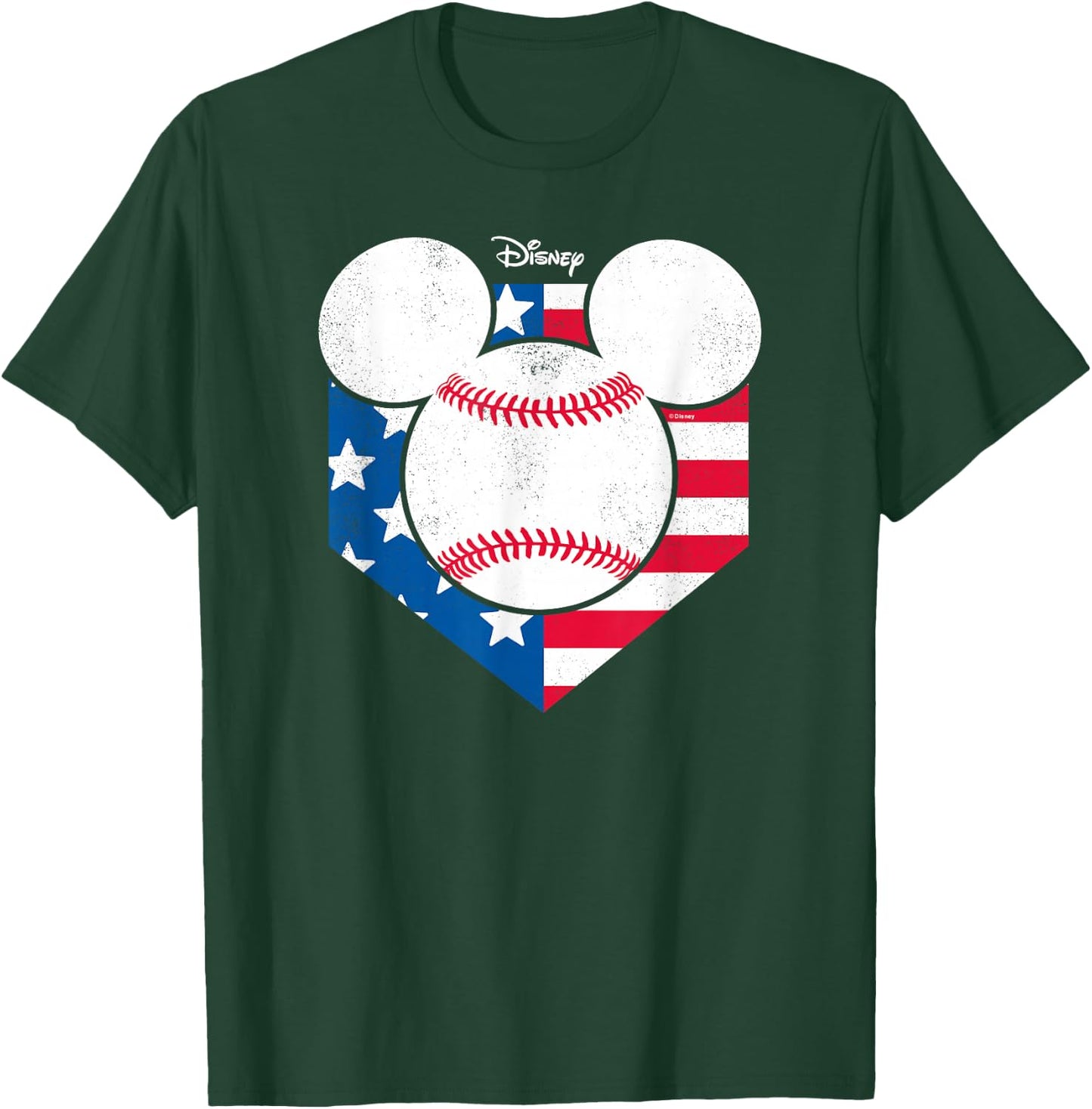 Disney - Mickey Baseball Diamond T-Shirt - T-Shirt | Forest