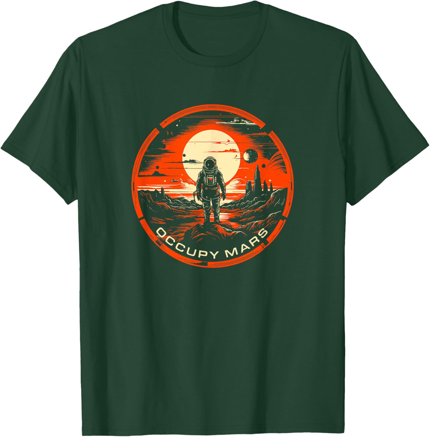 Occupy Mars - Terraforming T-Shirt - T-Shirt | Forest