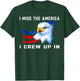 American flag and eagle, I miss the America I grown up in Men T-Shirt - T-Shirt | Forest