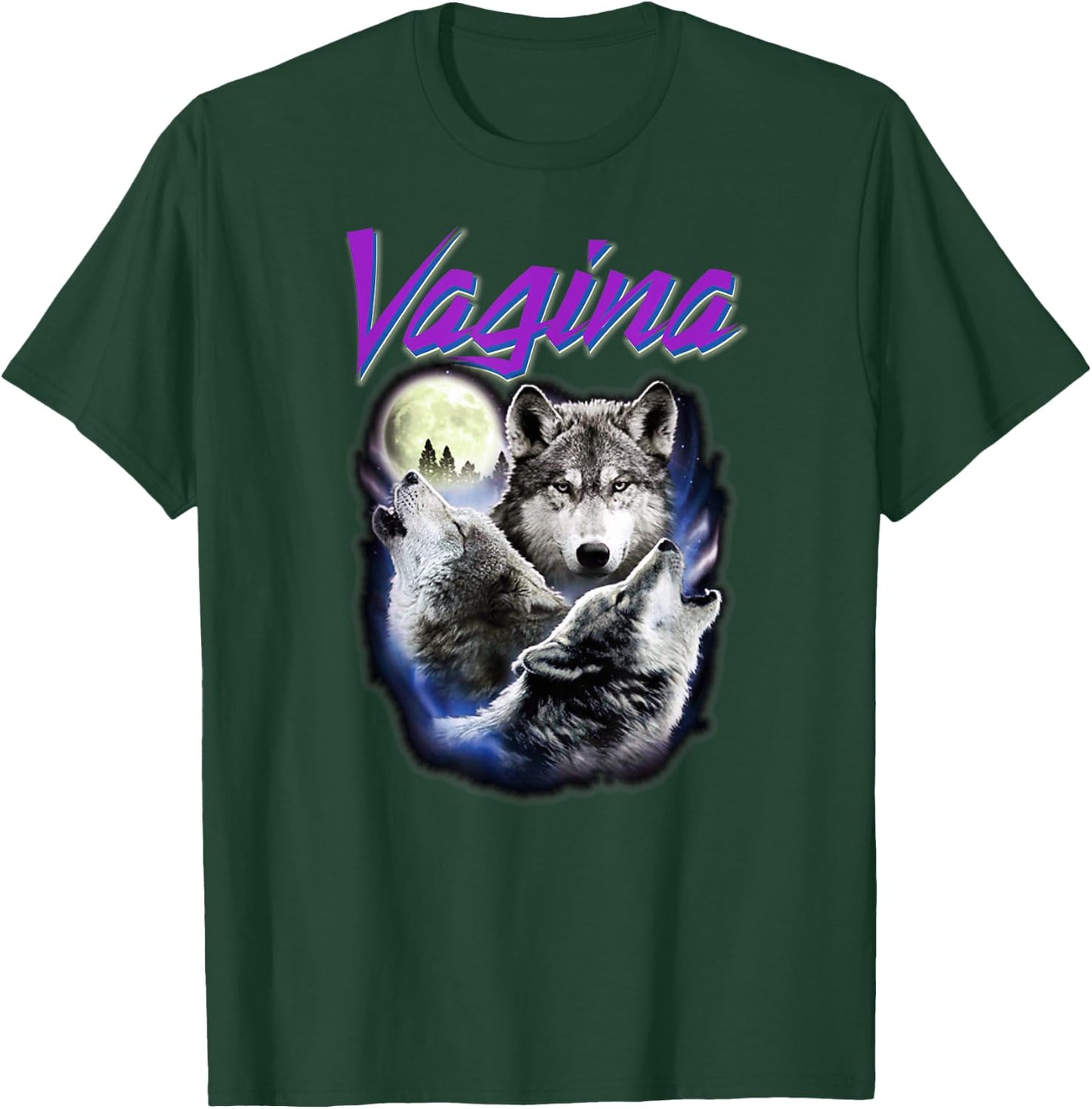 Vagina Wolf T-Shirt - T-Shirt | Forest