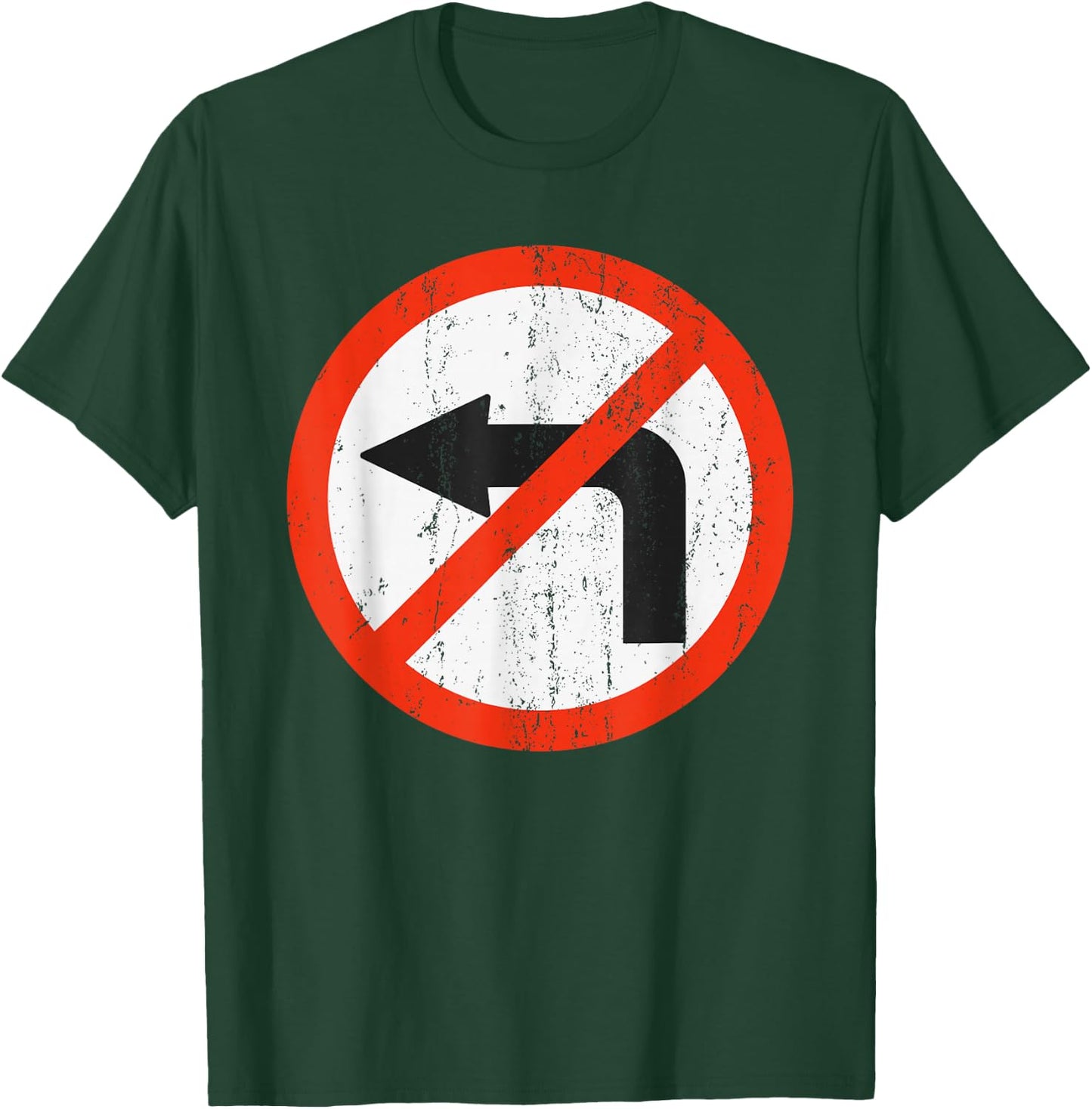 Vintage Road Signs Funny Traffic Signs Halloween Costume T-Shirt - T-Shirt | Forest