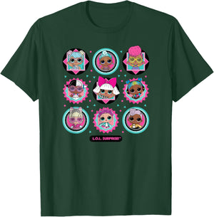 LOL Surprise! - LOL Surprise Character Grid T-Shirt - T-Shirt | Forest