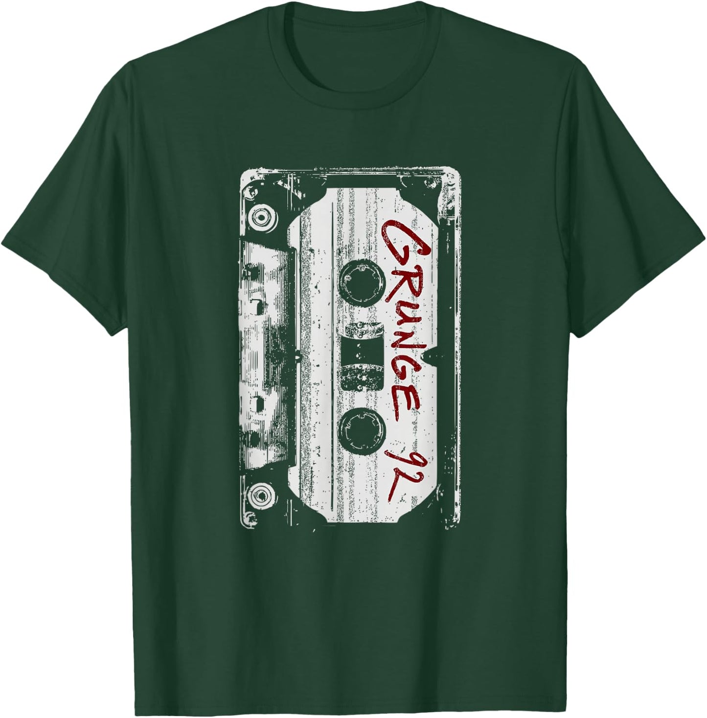 Grunge 90's Vintage Concert Mixtape Retro T-Shirt - T-Shirt | Forest