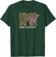 MTV Music Television Leopard Pattern Distressed Classic Logo T-Shirt - T-Shirt | Forest