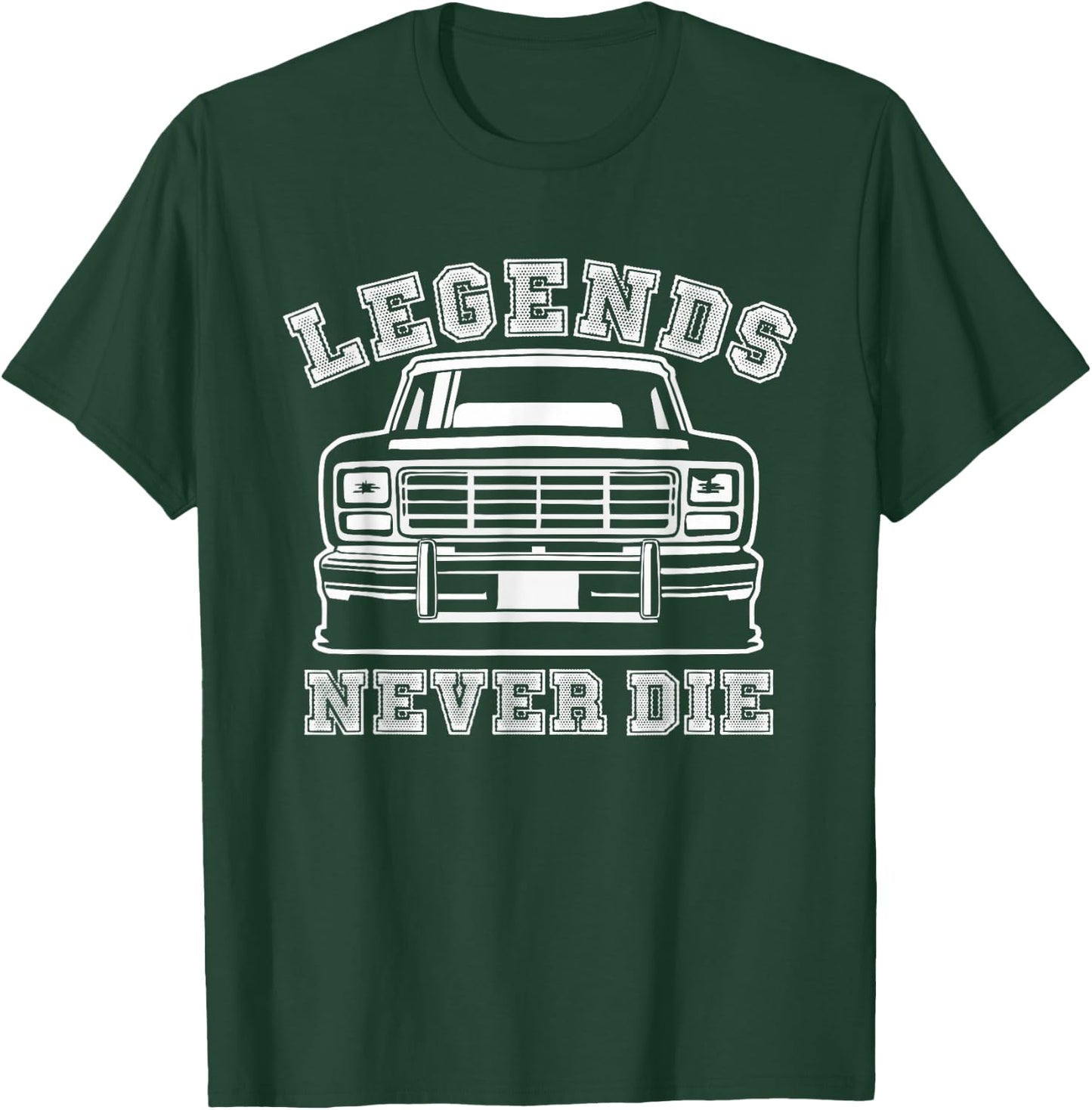 Truck 150 F Series 1980s - Legends Never Die T-Shirt - T-Shirt | Forest