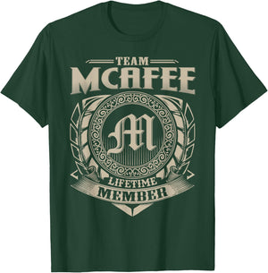 Vintage Classic MCAFEE Family Apparels Team MCAFEE Lifetime Member MCAFEE Name Personalized Vintage T-Shirt - T-Shirt | Forest
