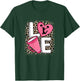 Love Cheer Cheerleader Cheerleading Women Girls T-Shirt - T-Shirt | Forest