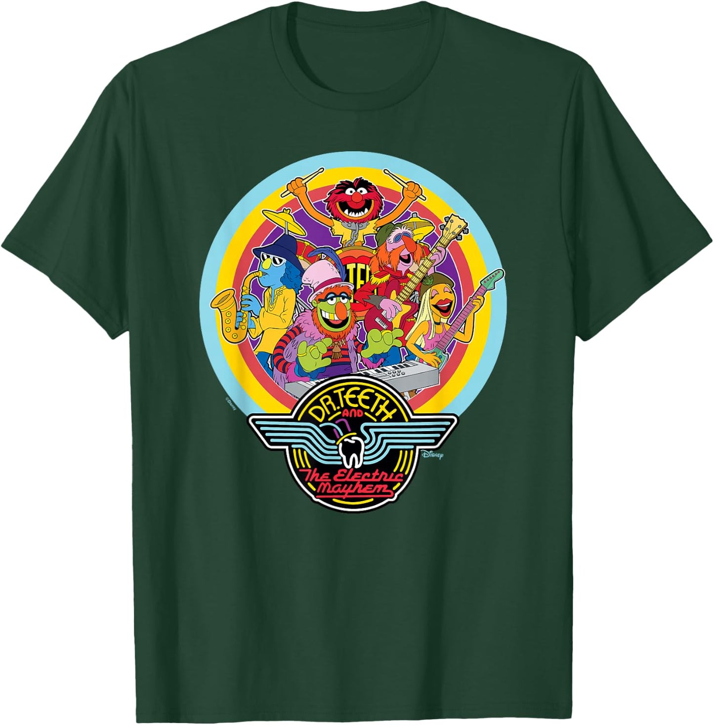 The Muppets - Dr. Teeth Badge T-Shirt - T-Shirt | Forest
