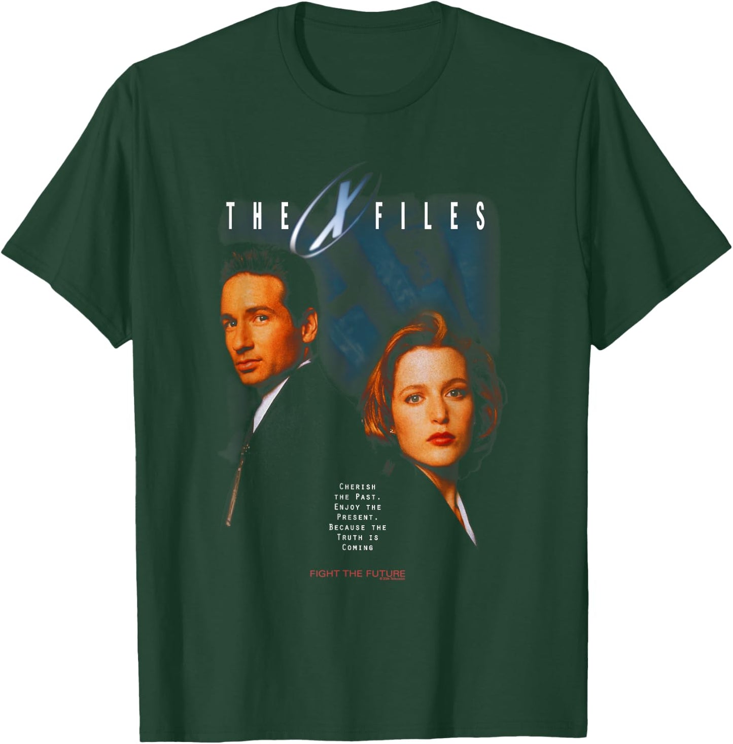 X-Files Vintage 90's Poster T-Shirt - T-Shirt | Forest