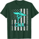 Nursing CNA Certified Nurse Assistant American Flag Vintage Men T-Shirt - T-Shirt | Forest