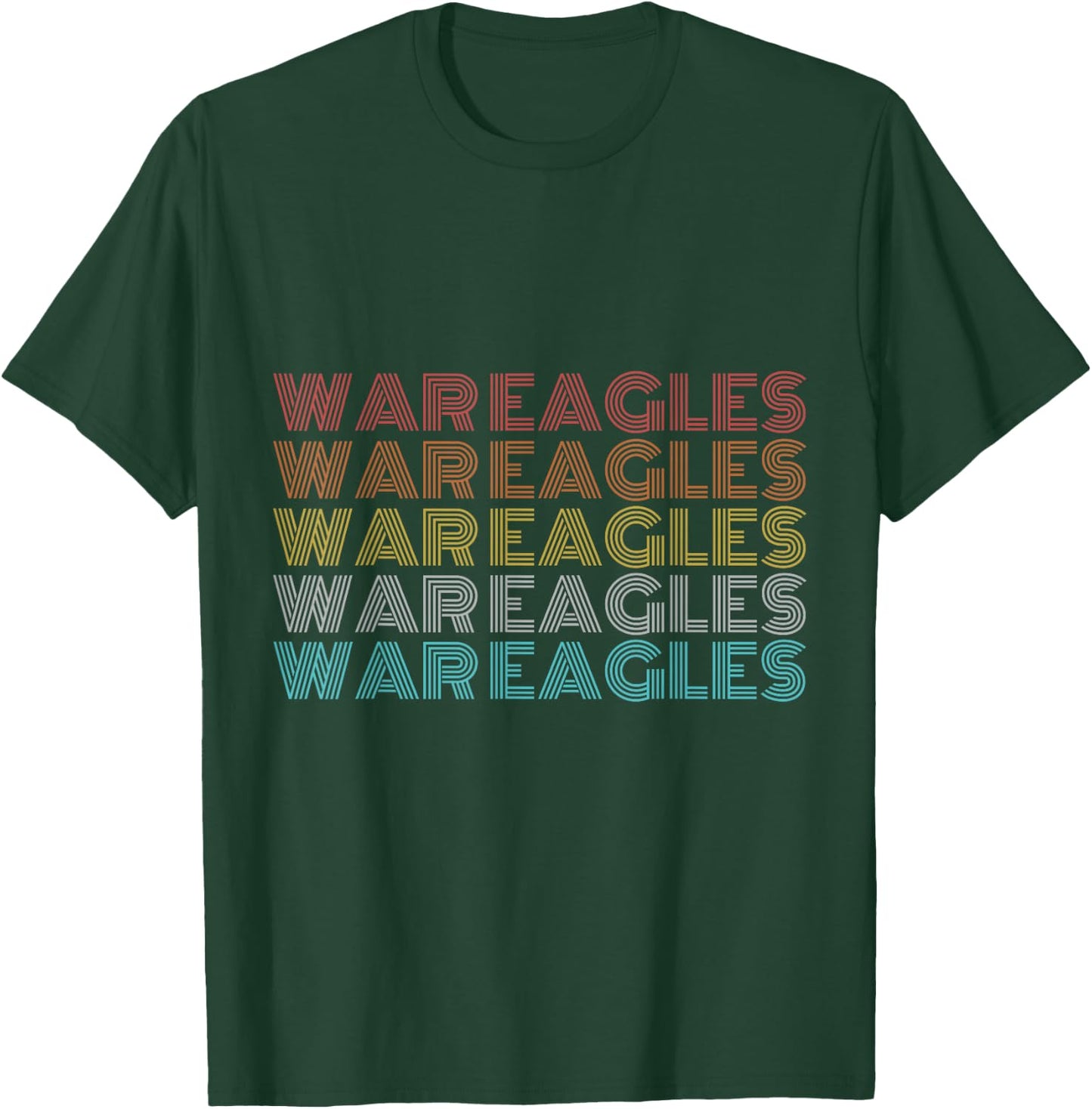 Retro Vintage War Eagles T-Shirt - T-Shirt | Forest