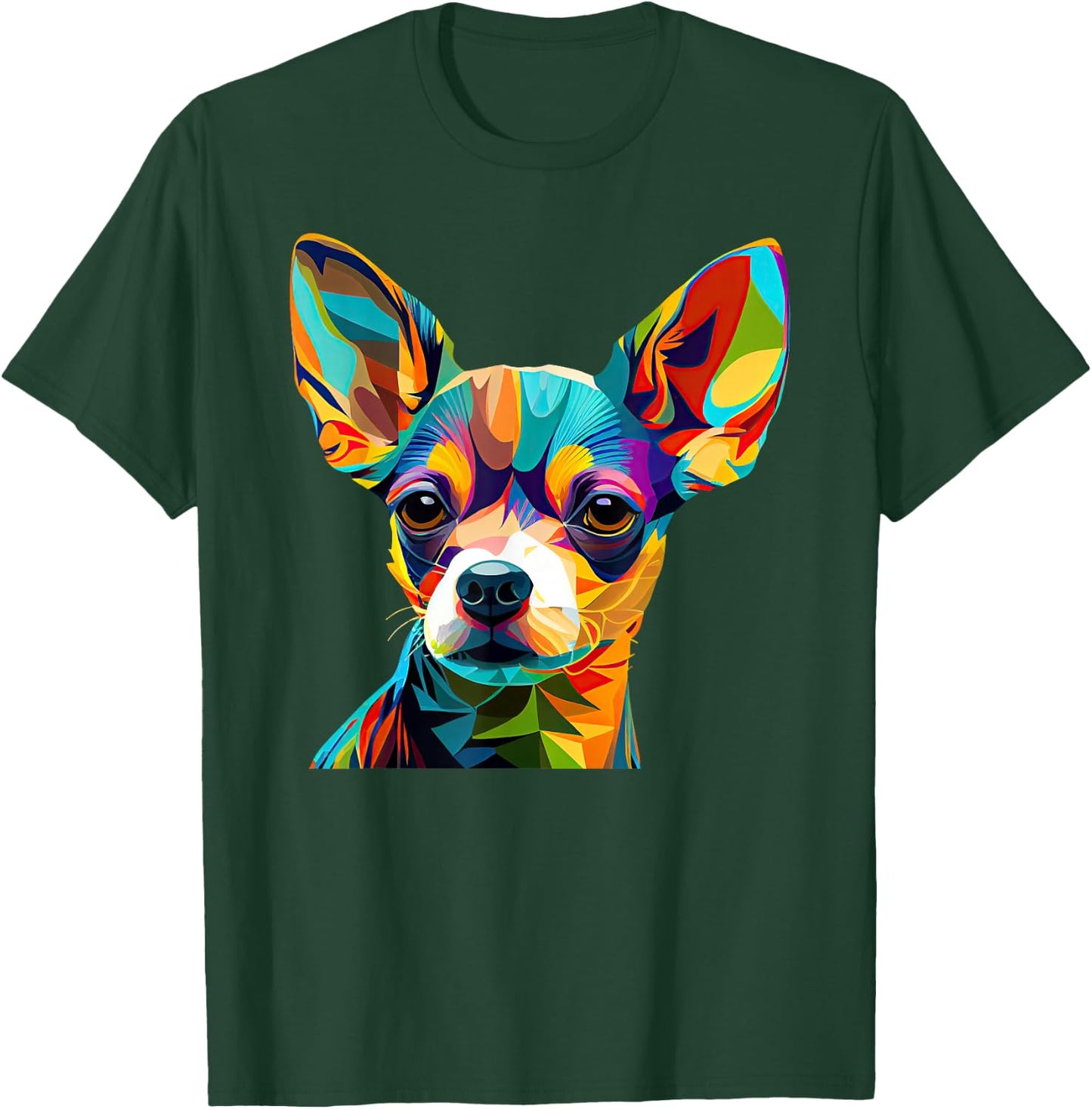 Chihuahua Lover Design Pop Art Cute Chihuahua T-Shirt - T-Shirt | Forest