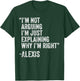 Personalized Name Fathers Day outfit Alexis Quote Funny Birthday Custom Name Idea Engineer Retro-Modern Black Small T-Shirt - T-Shirt | Forest