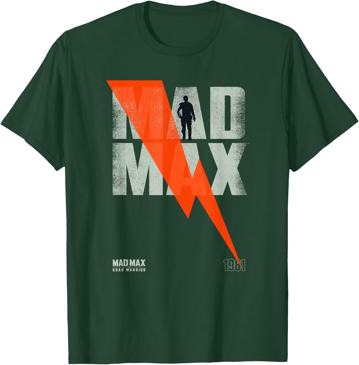 WB100 Mad Max The Road Warrior 1981 Vintage Lightning Poster T-Shirt - T-Shirt | Forest