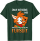 Kawaii Fox Proud Furry Tail Ear Furry Person Cosplay Fursuit T-Shirt - T-Shirt | Forest
