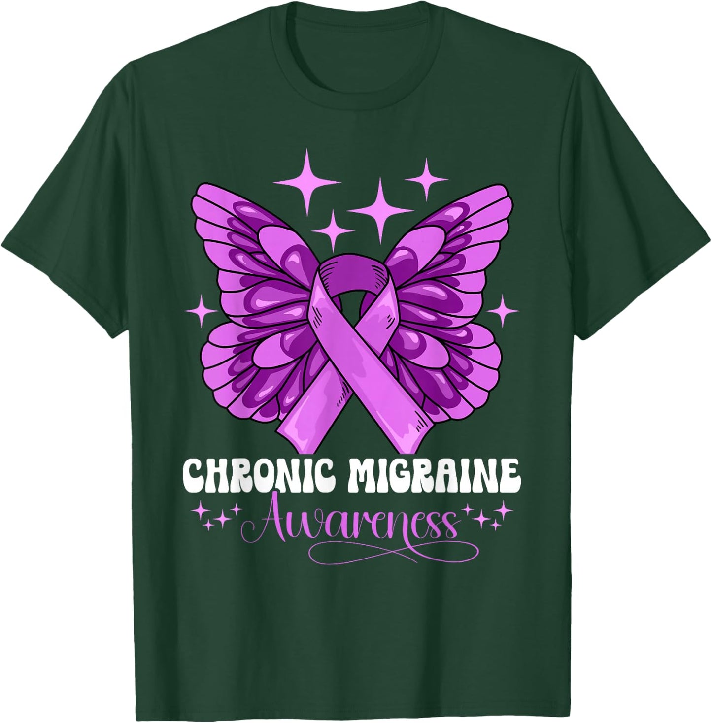 Chronic Migraine Awareness T-Shirt - T-Shirt | Forest