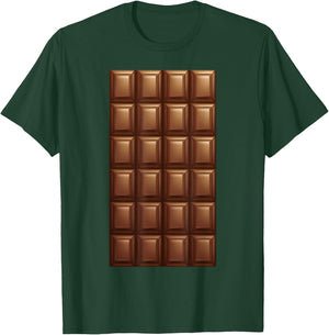 Chocolate Bar Shirt Adult Kids Chocolate Bar Costume T-Shirt - T-Shirt | Forest