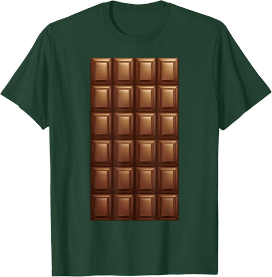 Chocolate Bar Shirt Adult Kids Chocolate Bar Costume T-Shirt - T-Shirt | Forest