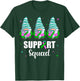 Metastatic Breast Cancer Awareness Shirt Gnome Support Squad T-Shirt - T-Shirt | Forest