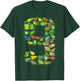 Cute 9th Birthday Frog Themed 9 Year Old Kids Frog Lover T-Shirt - T-Shirt | Forest
