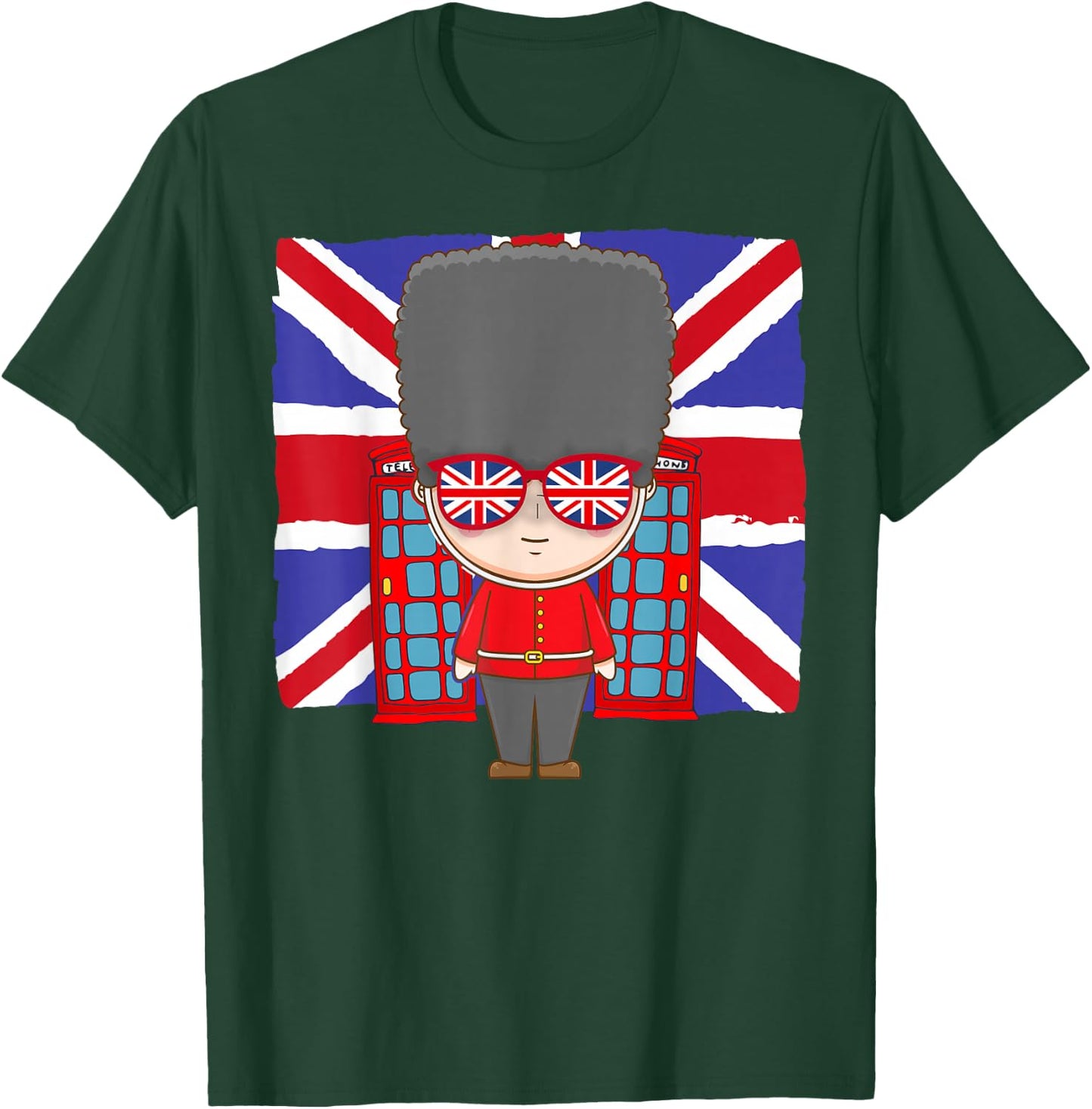 Union Jack Flag idea for Kids England & Kids British Flag T-Shirt - T-Shirt | Forest