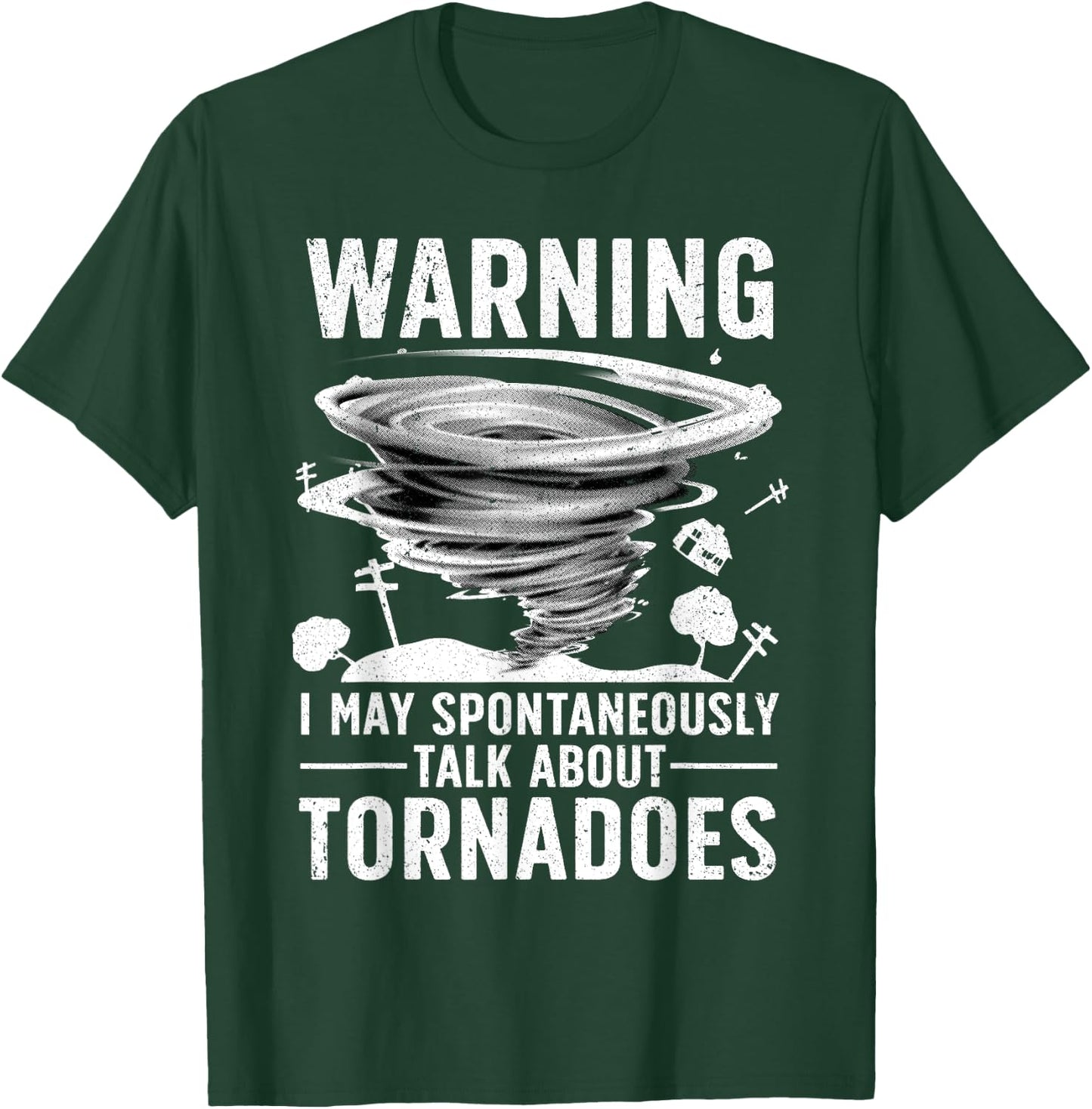 Funny Tornado Art Women Storm Twister Chaser Lover T-Shirt - T-Shirt | Forest