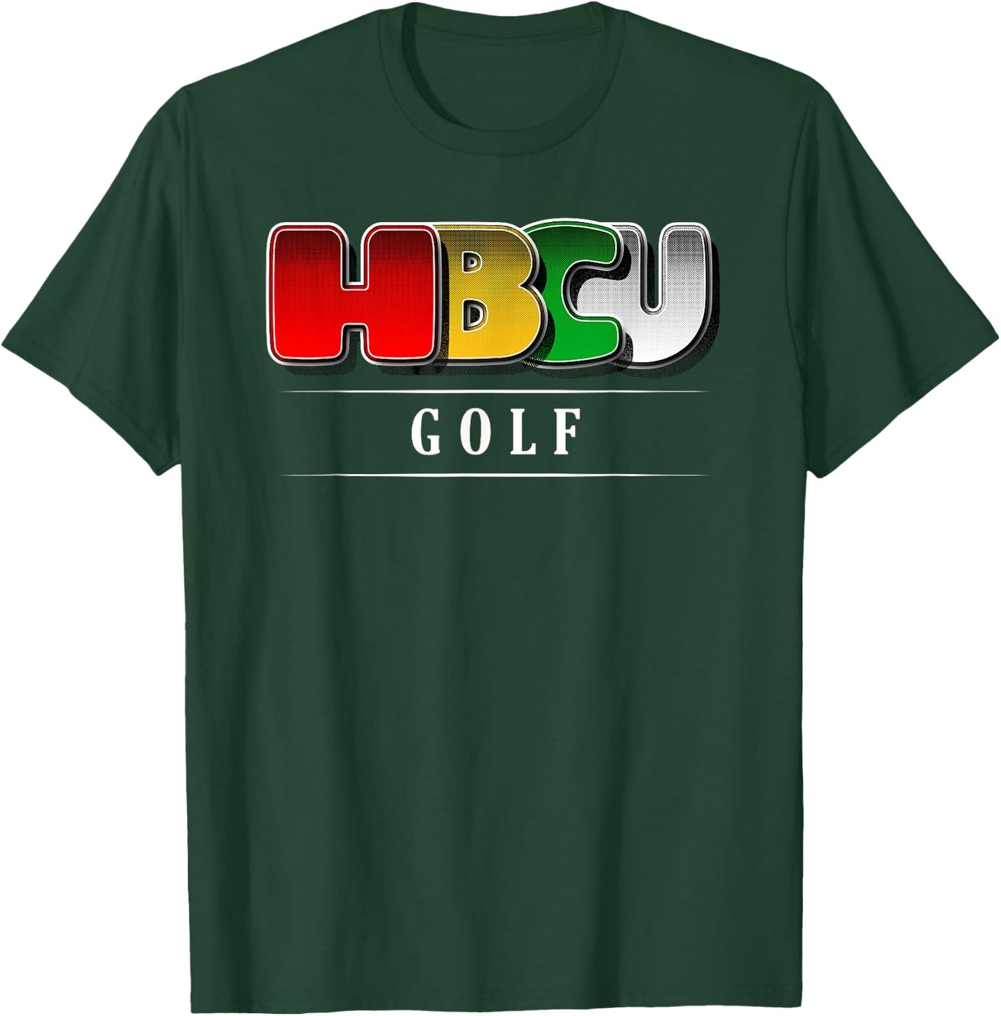 HBCU Golf - Excellence and Pride T-Shirt - T-Shirt | Forest