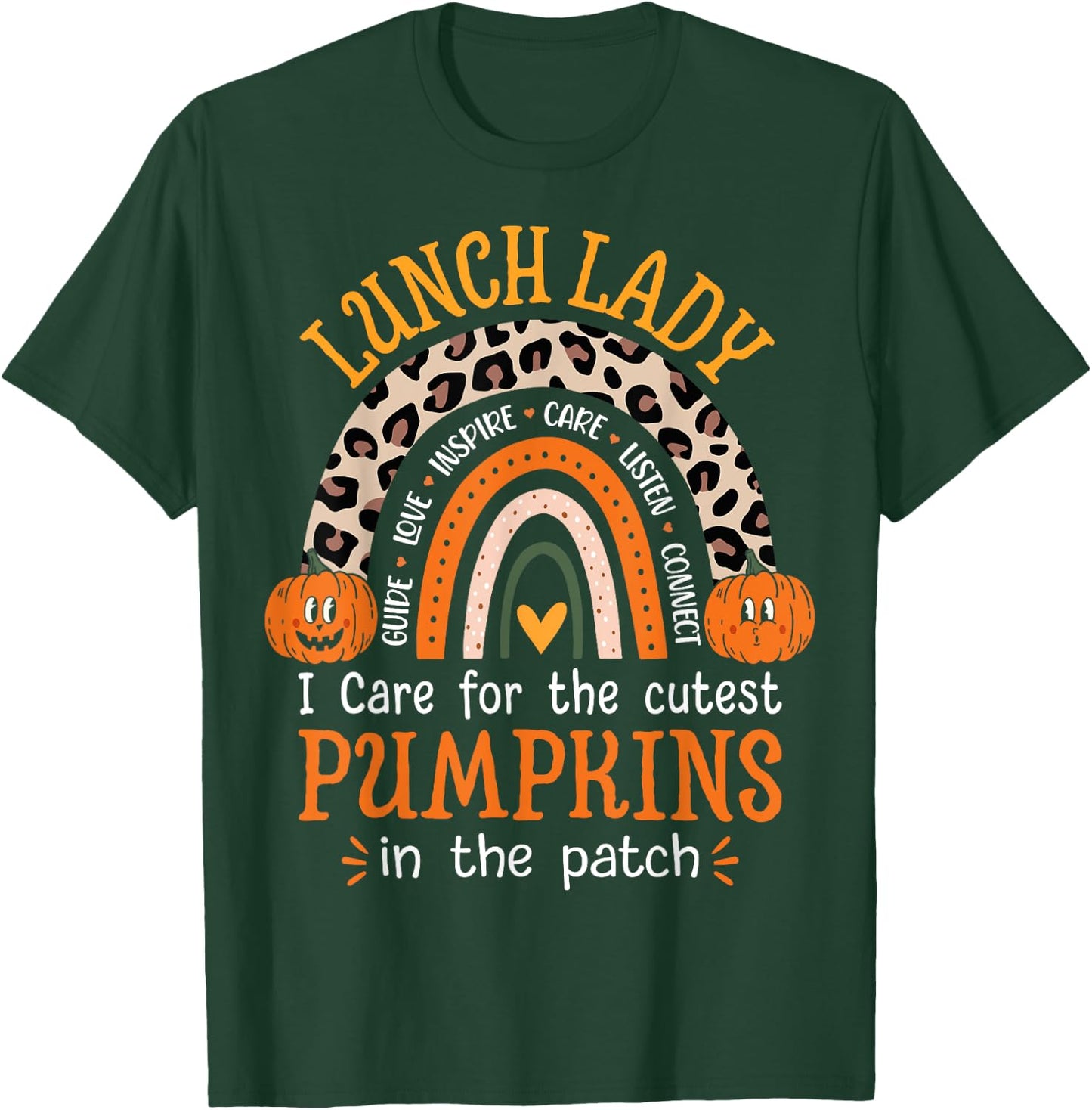 Lunch Lady Funny Halloween School Cafeteria Worker T-Shirt - T-Shirt | Forest