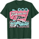 The Fifties 1950s Car Music Checkerboard Rockabilly Sock Hop T-Shirt - T-Shirt | Forest