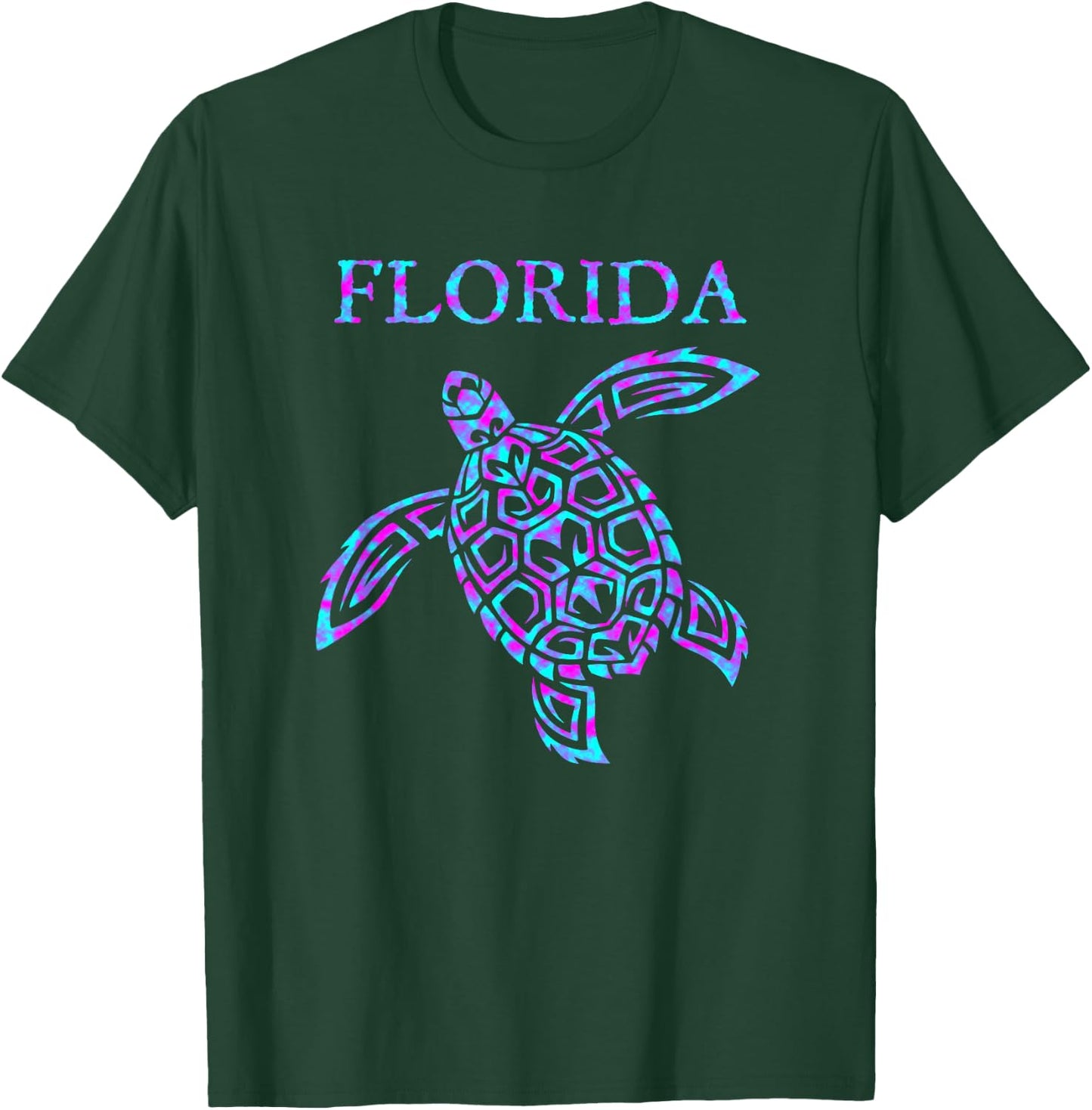 Florida Sea Turtle Boys Girls Toddler Vacation Souvenir T-Shirt - T-Shirt | Forest