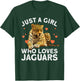Cool Jaguar Design Girls Cat Animal Jaguar Lover T-Shirt - T-Shirt | Forest