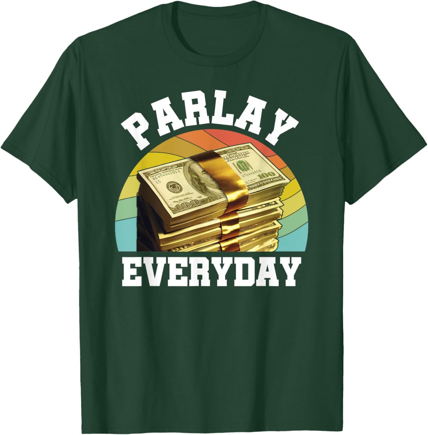Parlay Betting Sports Gambling Odds DFS Over Under Moneyline T-Shirt - T-Shirt | Forest