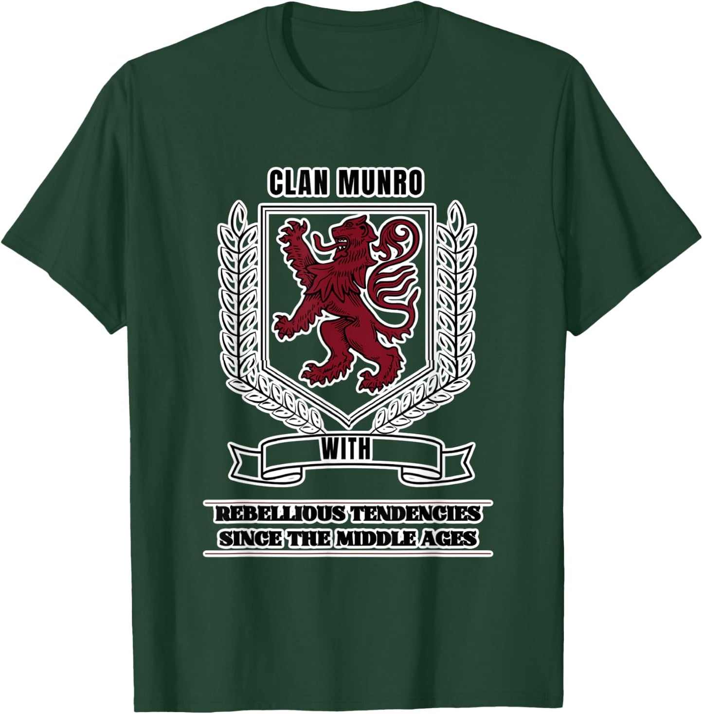 Munro Scottish Clan descendant T-Shirt - T-Shirt | Forest