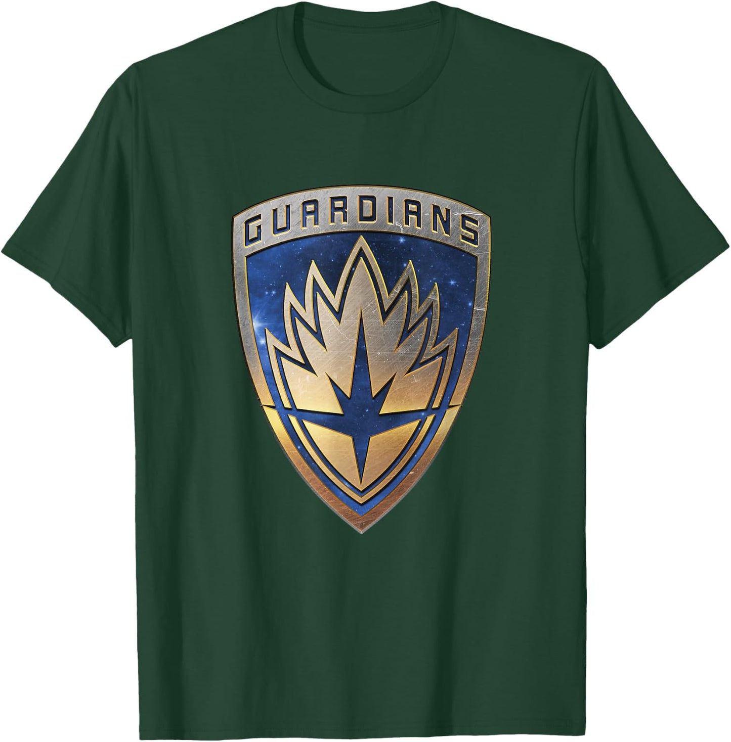 Marvel Guardians of the Galaxy Vol. 3 Gold Celestial Badge T-Shirt - T-Shirt | Forest