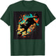 Black Cat Soccer Colorful T-Shirt - T-Shirt | Forest