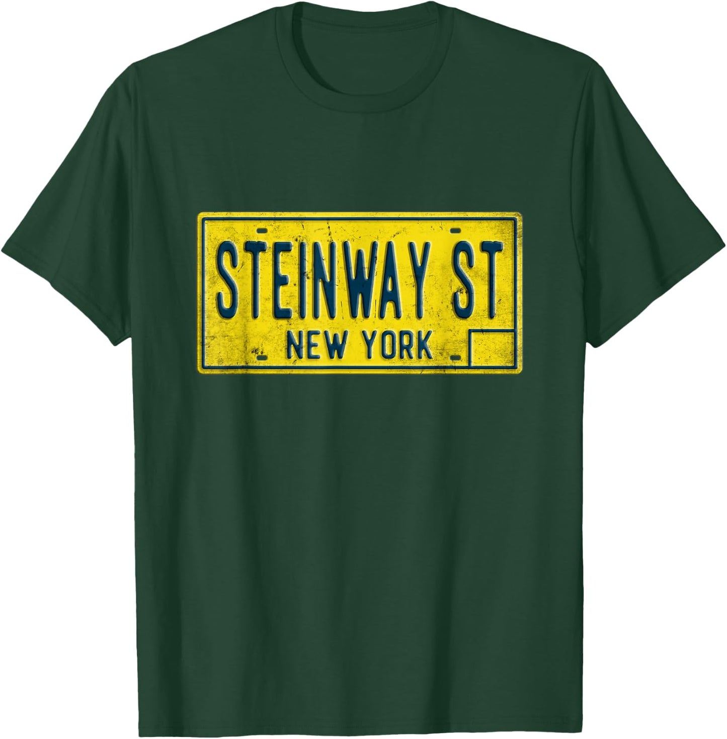 Steinway Street Astoria Queens NY New York Home Retro T-Shirt - T-Shirt | Forest