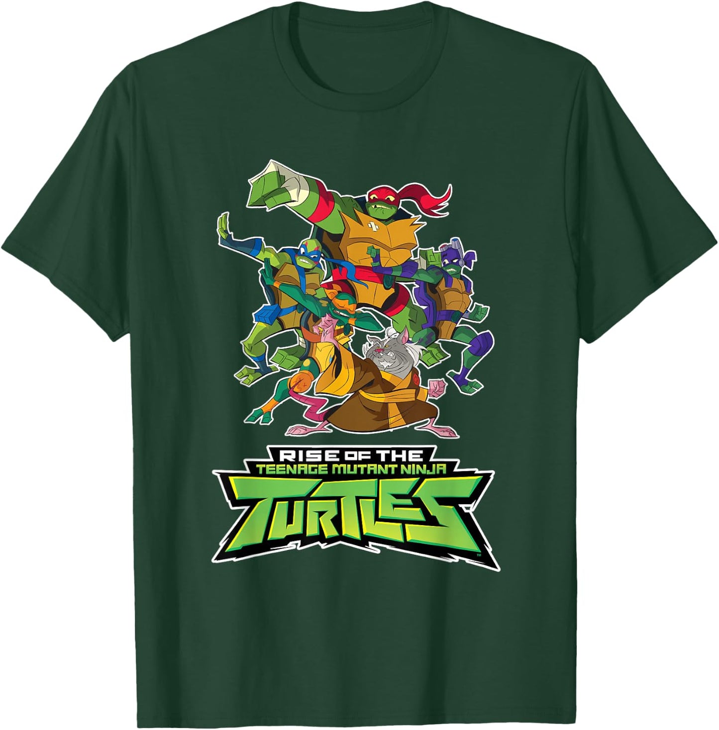 Splinter & The Turtles - Rise T-Shirt - T-Shirt | Forest