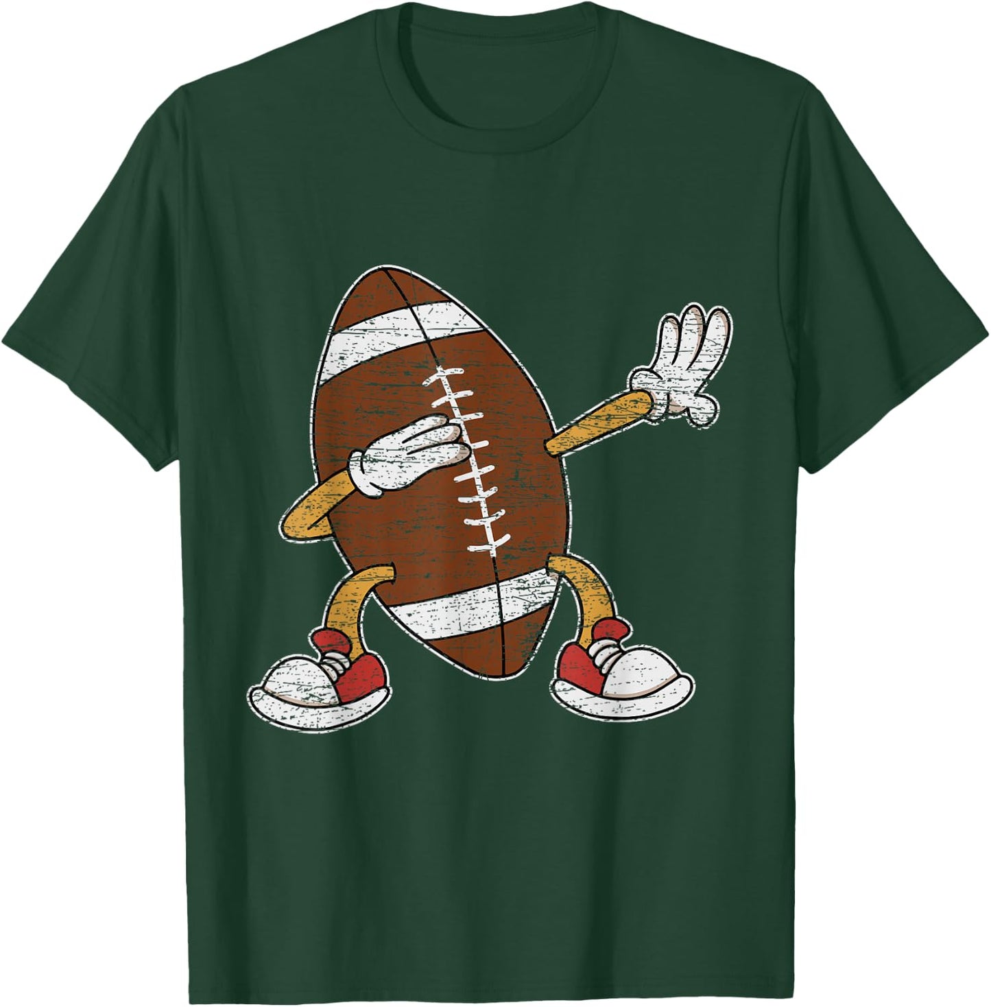Dabbing Football Dab Footballer T-Shirt - T-Shirt | Forest