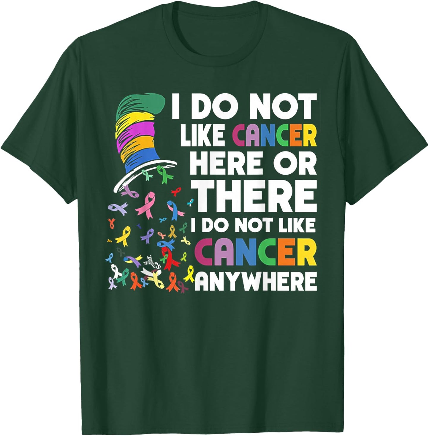 Funny I Do Not Like Cancer Here Shirt - Women's Cancer Awareness - Black - Small - Short Sleeve - - Classic Fit - -Adults, Kids T-Shirt - T-Shirt | Forest