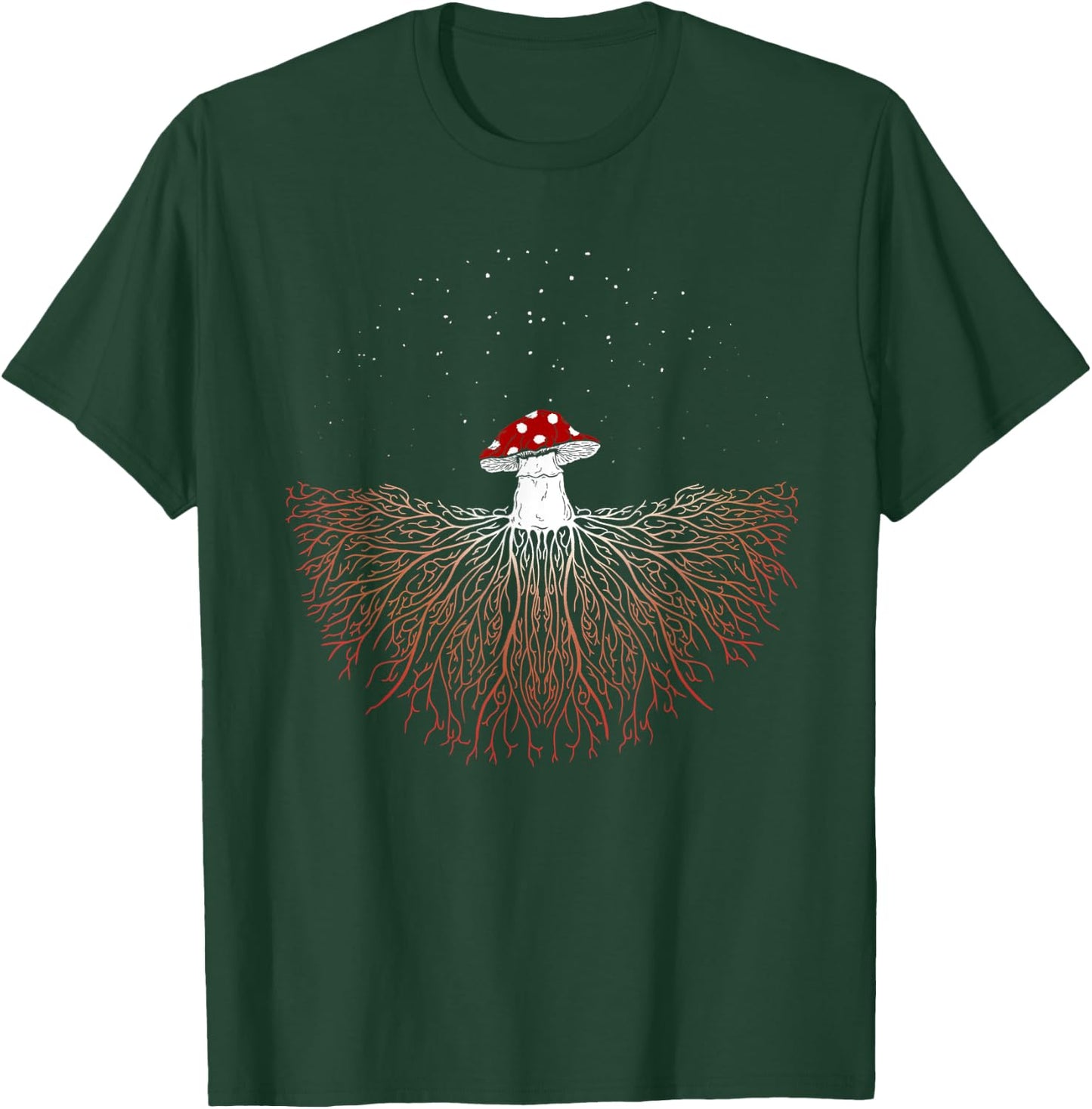 Mushroom fungus mycelium T-Shirt - T-Shirt | Forest