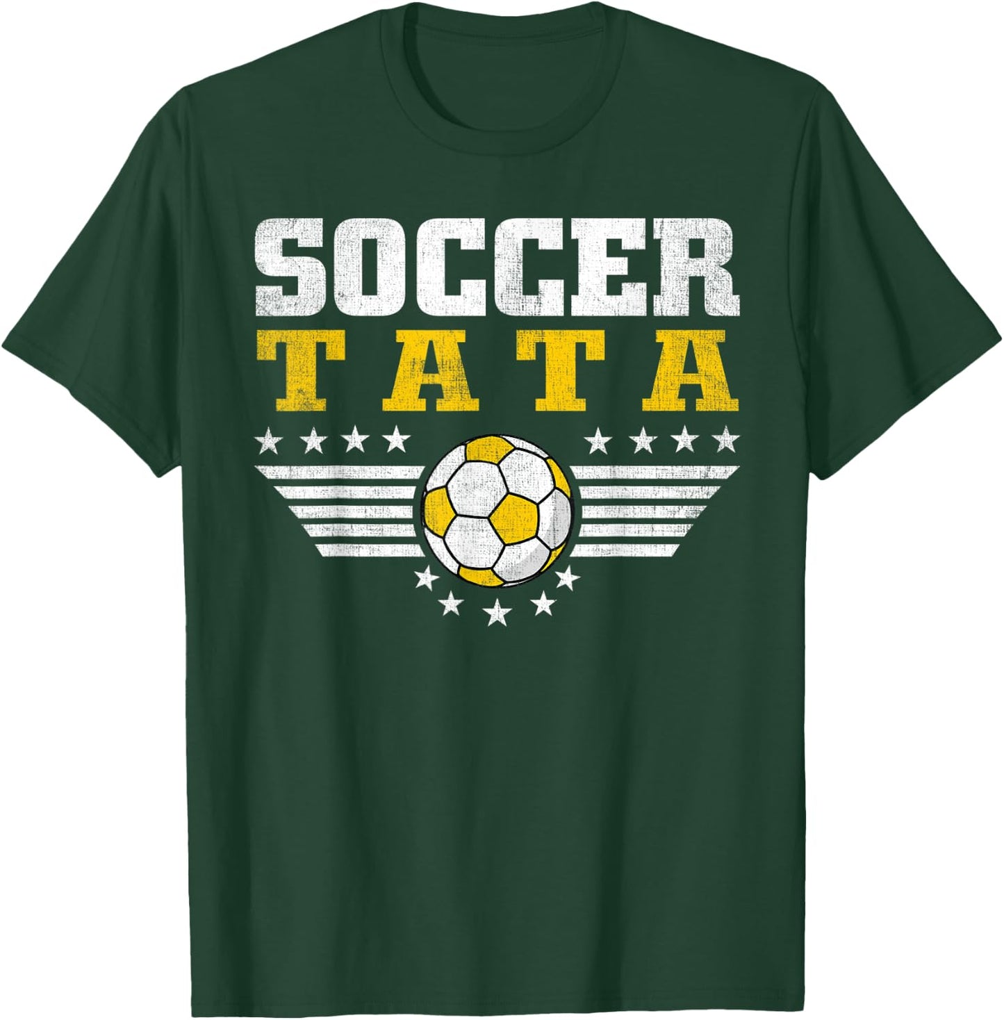 Soccer Tata - Soccer Player Funny Grandfather Soccer T-Shirt - T-Shirt | Forest