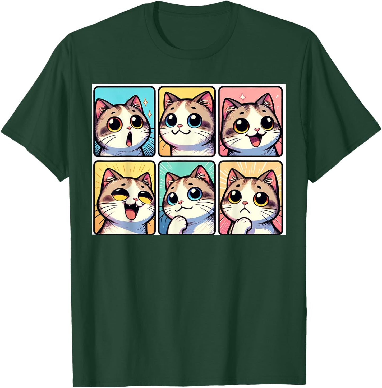 Wacky Cute Selfie Kitten Lover Funny Photography Cat Women Kids T-Shirt - T-Shirt | Forest