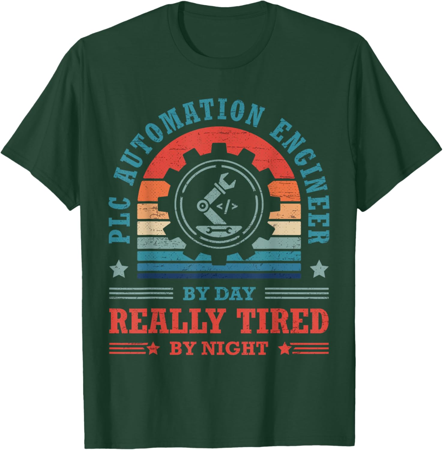 Controls Engineer PLC Automation Engineer HMI PLC Programmer T-Shirt - T-Shirt | Forest