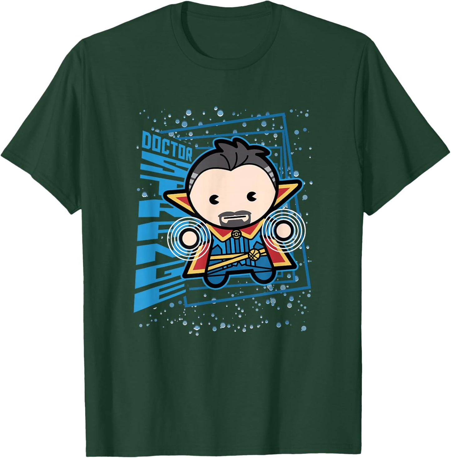 Marvel Kawaii Chibi Doctor Strange Magic In Space Logo T-Shirt - T-Shirt | Forest