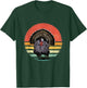 Retro Vintage Wild Turkey Bird Thanksgiving Turkey Hunting T-Shirt - T-Shirt | Forest